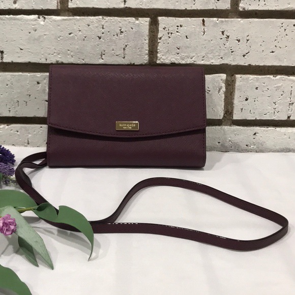 kate spade deep plum crossbody